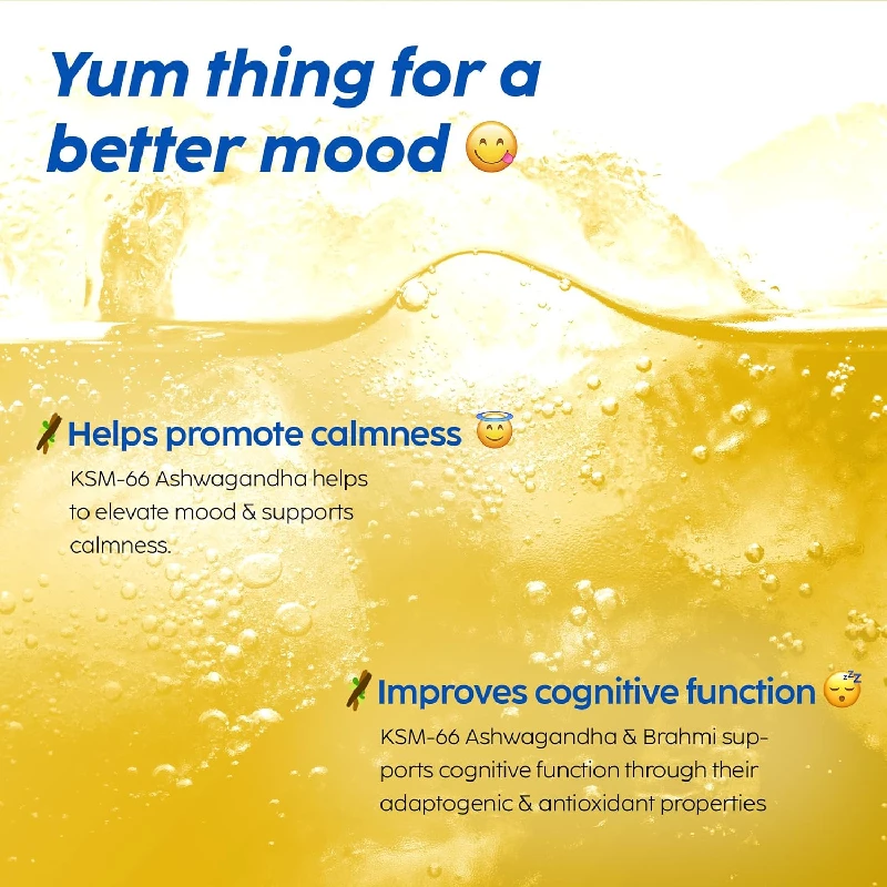 PLIX- THE PLANT FIX  KSM-66 Ashwagandha Gold Standard Effervescent, 225 g-7.webp